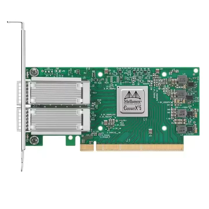 Новый бренд Mellonex MCX512A-ACAT 25GbE с двумя портами QSFP28 PCIe Gen 3 0x16 высокий кронштейн