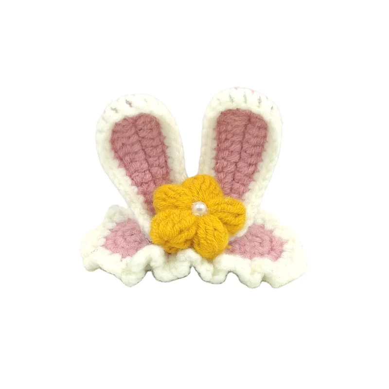 Girls Kids Cute Knitted Wool Hair Clip Small Clip Hair Accessories