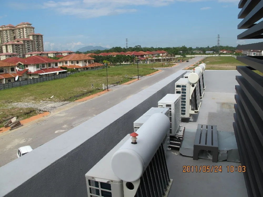 Hybrid solar thermal air conditioner