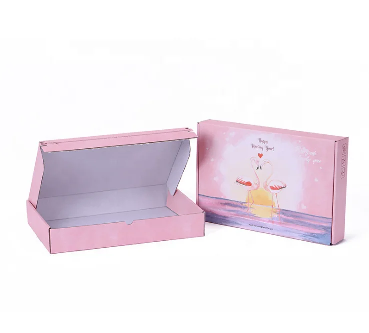 Custom Logo Printed Aircraft Corrugated Box Cosmetic Mailer Boxes Folding