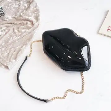 
Ladies LIPS Shape PU Leather Wedding Bridal Party Clutch Bag for Women Crossbody Shoulder Evening Purse 