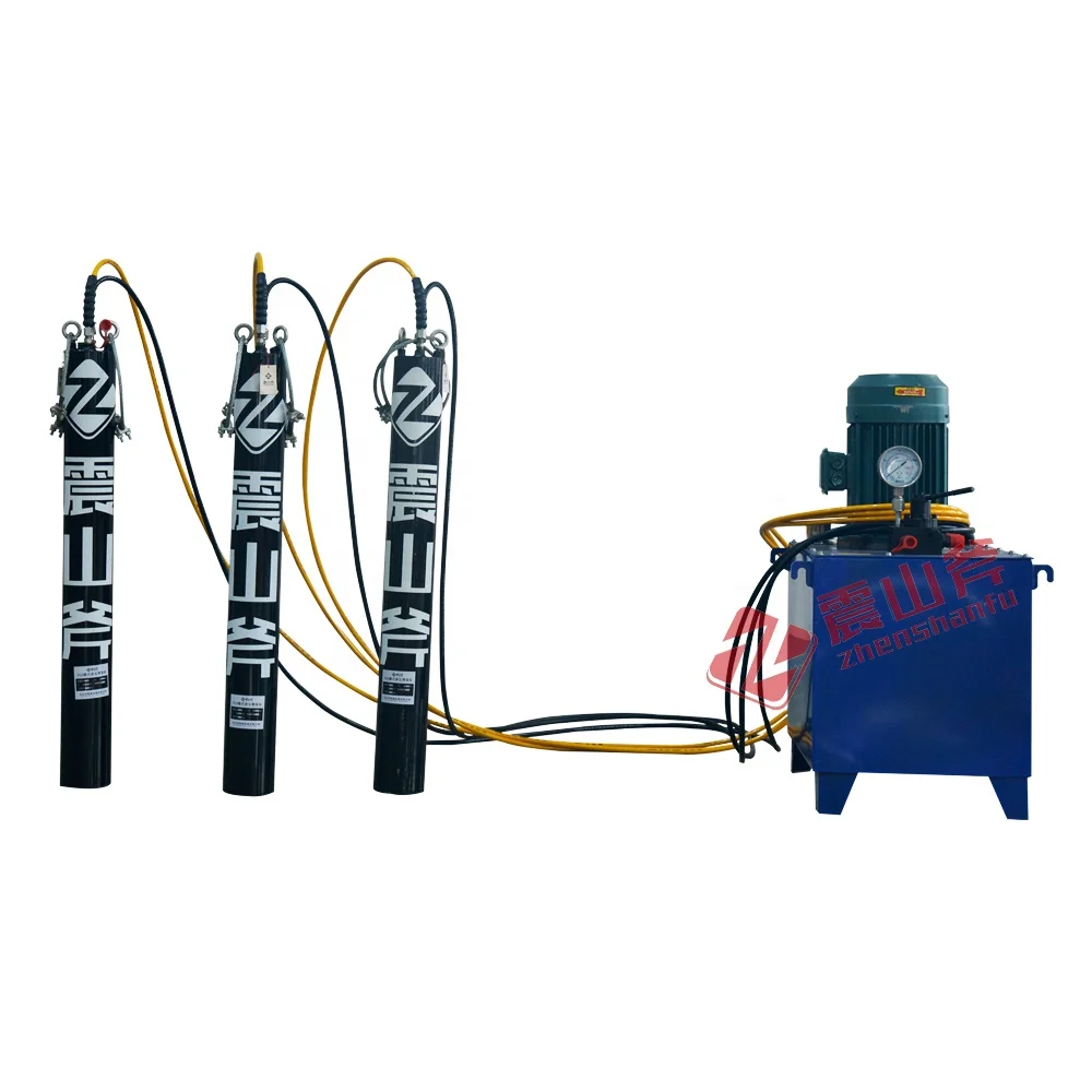 Rock Hydraulic splitter rod concrete quarry breaking machine stone drill splitting mahine