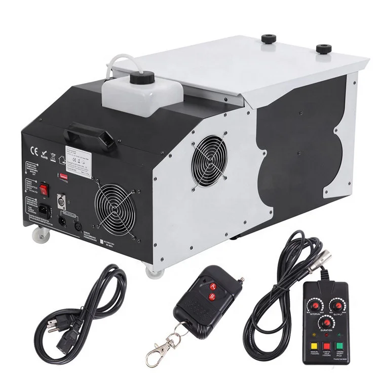 Factory offer high quality 3000W remote dmx512 low fog smoke fogger machine