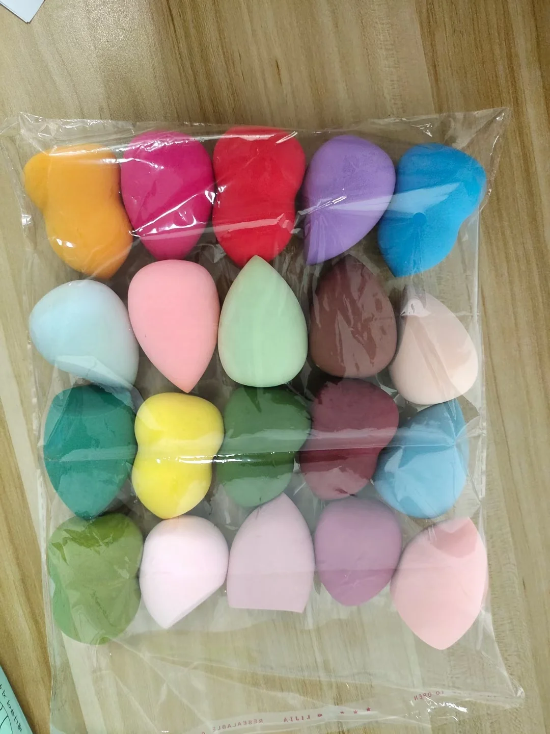 Латексная губка для макияжа различной формы, блендер, косметическая моющаяся губка для макияжа, губка для основы