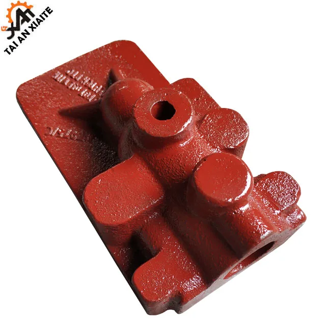 Ductile iron body, complex and special inner chamber, sand-coated casting process
