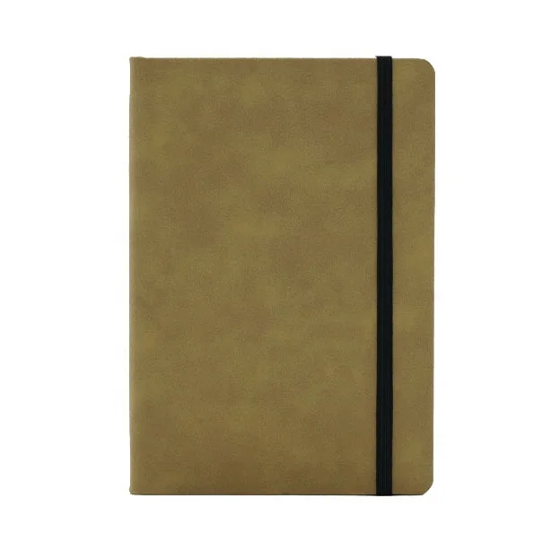 a4 notebook pu leather custom leather lined notebook oem