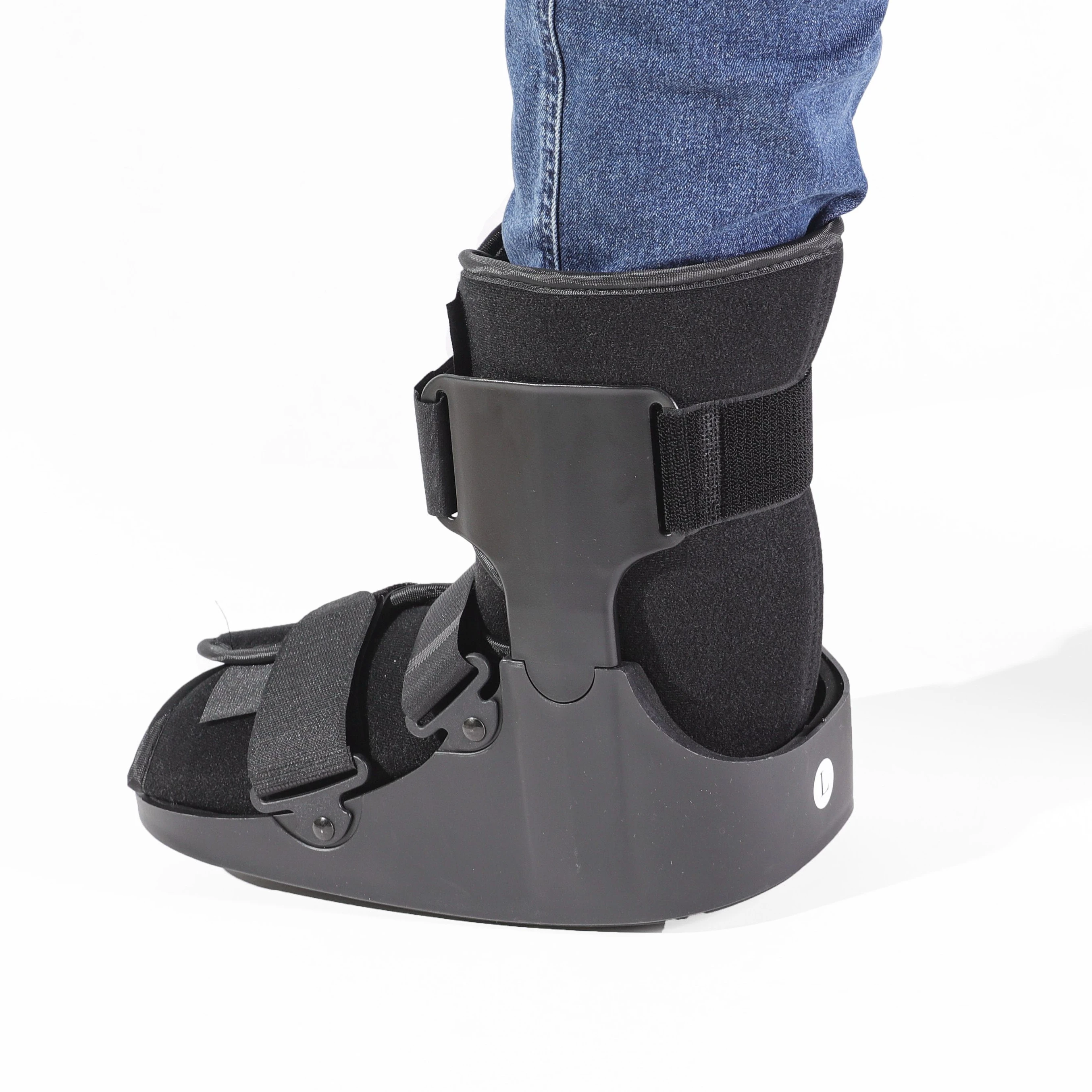Short Black Fracture Ankle Support without airbag Walker Boot
