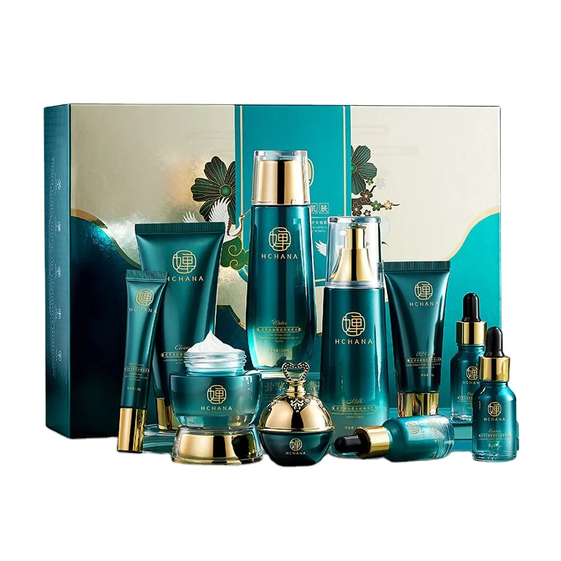Лидер продаж, увлажняющий питательный антивозрастной косметический набор для красоты, веганские ингредиенты
