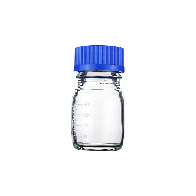 LANJING 3.3 100-2000ml Glass Reagent Bottle with Blue Cap