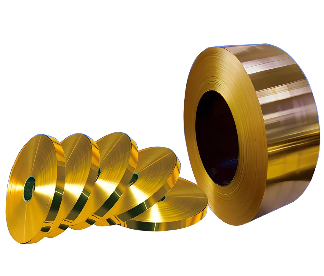 BS CZ125 UNS C21000 brass strip multicoil R230 R270 R340 brass copper strip for Jewellery and metals