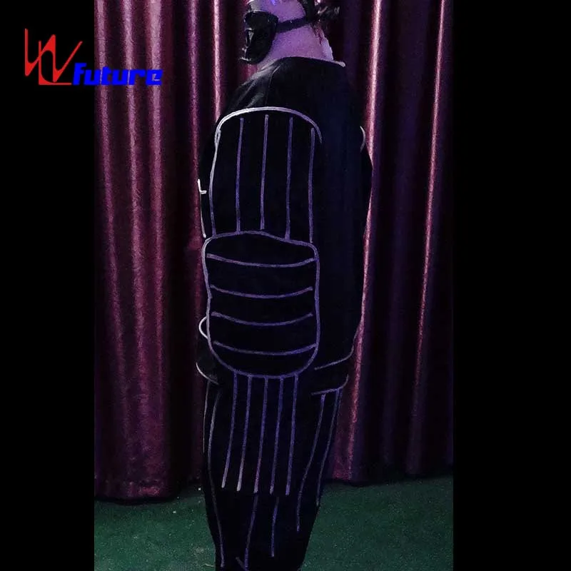 Unisex Adult Fluorescent Fiber Optic Dance Dresses Luminous Stage Wear with Programmable LED Performance Wear for Girls Boys