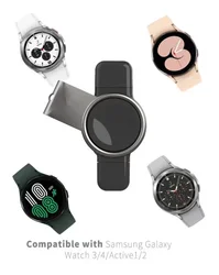 Original factory wholesale KC certified Fast Qi Charger magnetic for Galaxy Watch 3/Active2/Gear S3/46mm/42mm