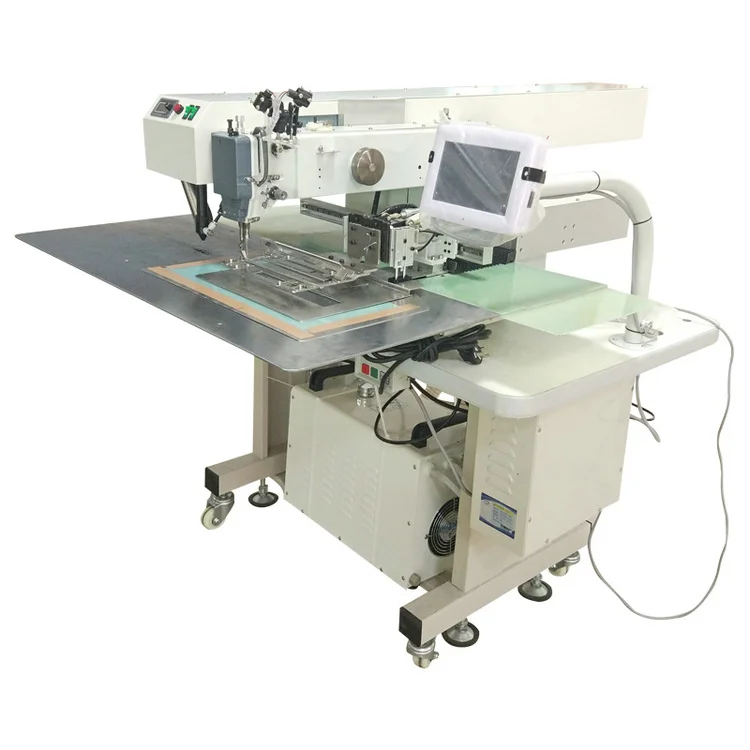 Automatic pattern pocket setter industrial sewing machine for jeans shirt