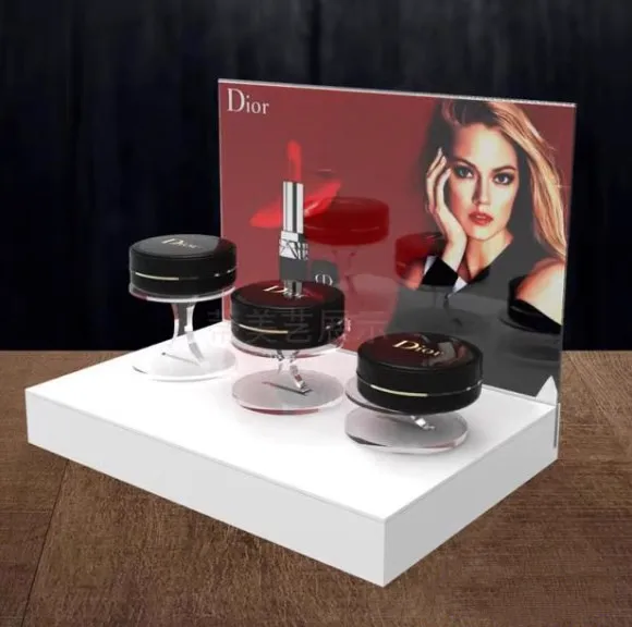 Factory Custom  Hot Sale Acrylic Cosmetics display Stand for shop