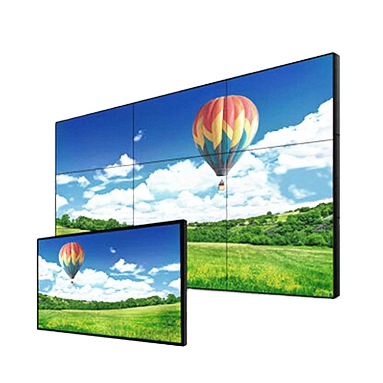 55 Inch Video Wall Controller Led Video Wall Panel Indoor Cabinet Floor Standing Front Maintenance Wall Mount Full Color