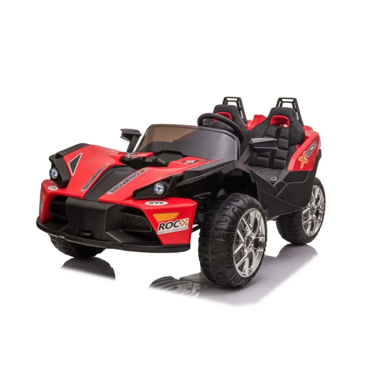 Factory Supply 2 Seats Big Buggy Kids Ride On Car With Four-wheel Shock Absorber Super Shock Absorber