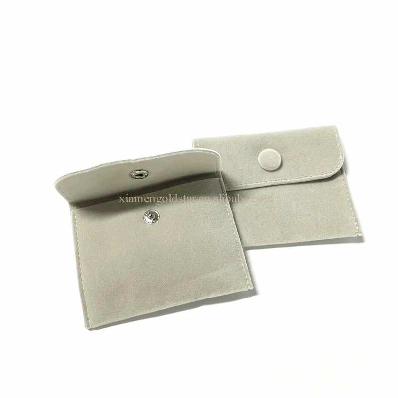 Luxury foldable cosmetic make up satin pouch envelope satin bag for jewelry