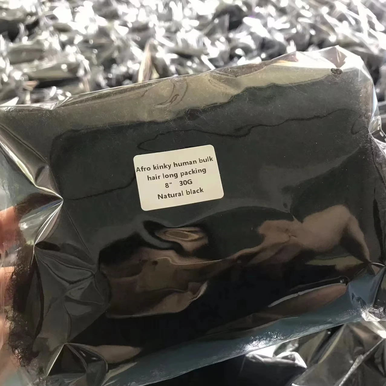 HOHO DREADS Wholesale Factory Price Human Hair Extensions 4C Cheveux Naturel Afro Kinky Bulk Human Hair