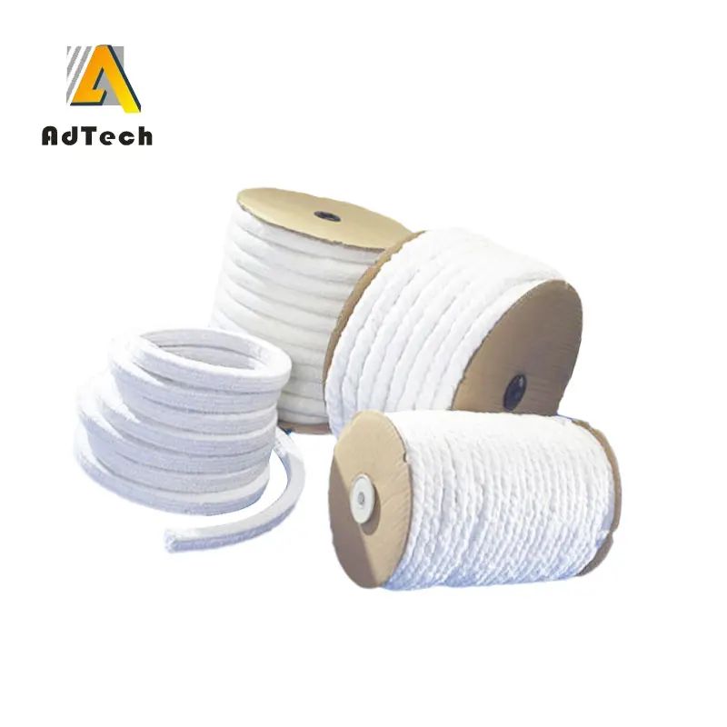 Огнеупорный гибкий Теплоизоляционный трос из керамического волокна с проволокой