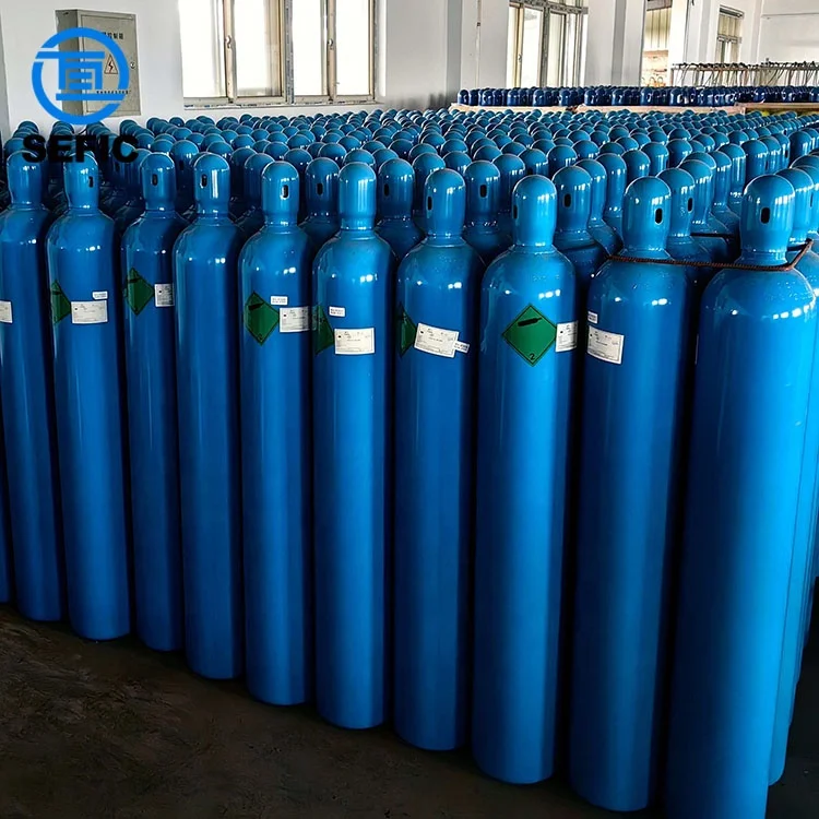 Бренд SEFIC 20L 30L 40L 50L 55L бесшовный Стальной баллон кислород/аргон/гелиевый газовый с сертификатом TPED