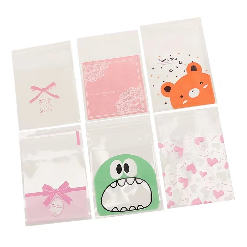 
Custom printed bopp clear cute candy bag with own logo 