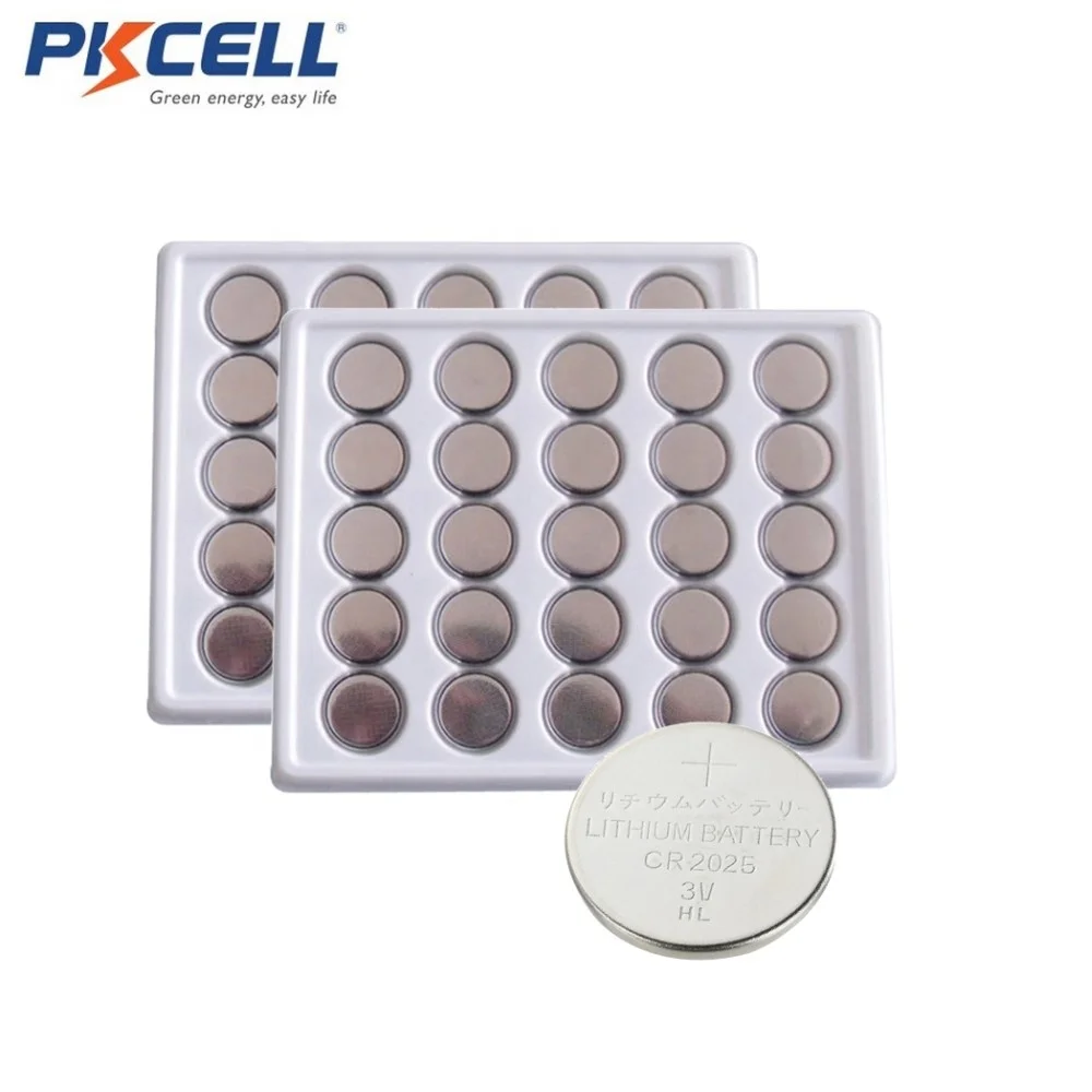 li/mno2 battery lithium button cell battery cr2025 3v 150mah for watch calculator medical equipment
