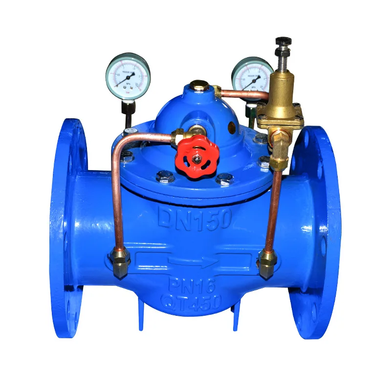 Factory direct sales flange pressure reducing valve adjustable pressure regulating valve 200X-16Q pilot pressure reducing valve