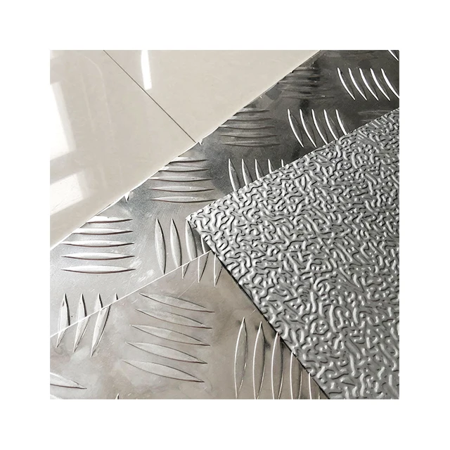 Mill Finish 3003 6061 Aluminum Diamond Tread Plate Embossed Aluminum Checkered Plate Aluminium Sheet