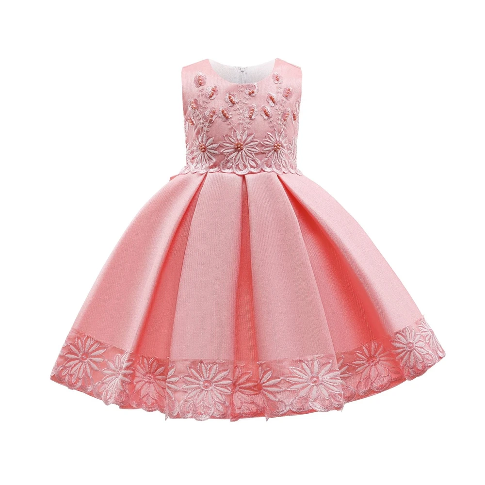 Летние свадебные платья для девочек 2-12 лет детское праздничное платье с цветами Прямая поставка 2022