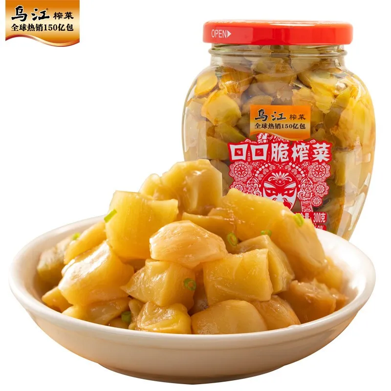 Wujiang Chongqing Fuling mustard fresh crispy shredded cabbage packaged pickles pickles pickles 300g spot wholesale
