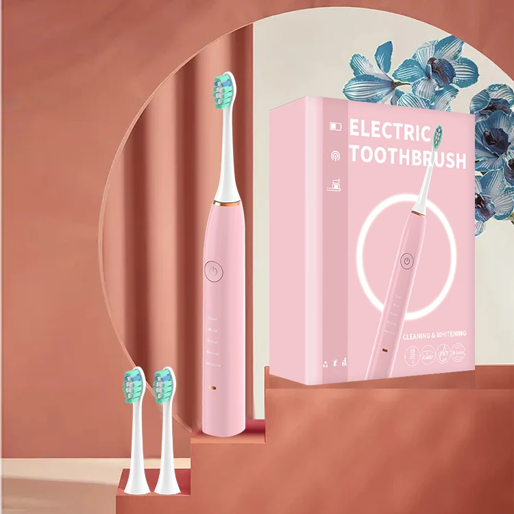 2023 China Supplier Powerful Ultrasonic Sonic Electric Toothbrush With Travel Case