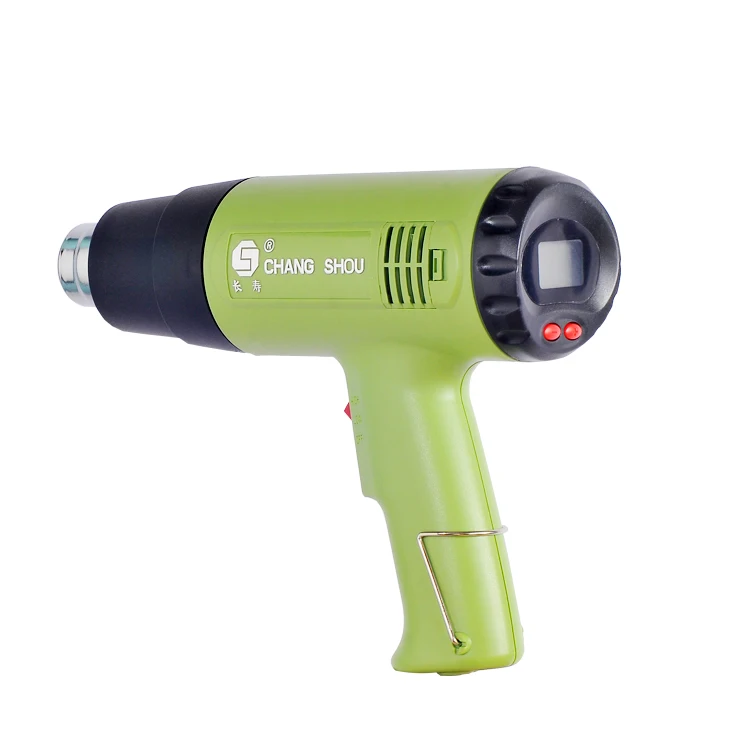 CHANG SHOU 1600W temp control heat air blower 20 seconds delayed shutdown industrial handheld heat shrinkable