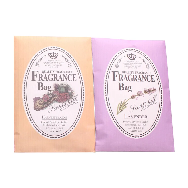 Quick delivery eco-friendly custom design all scents most popular fragrance bag wholesale scented sachet