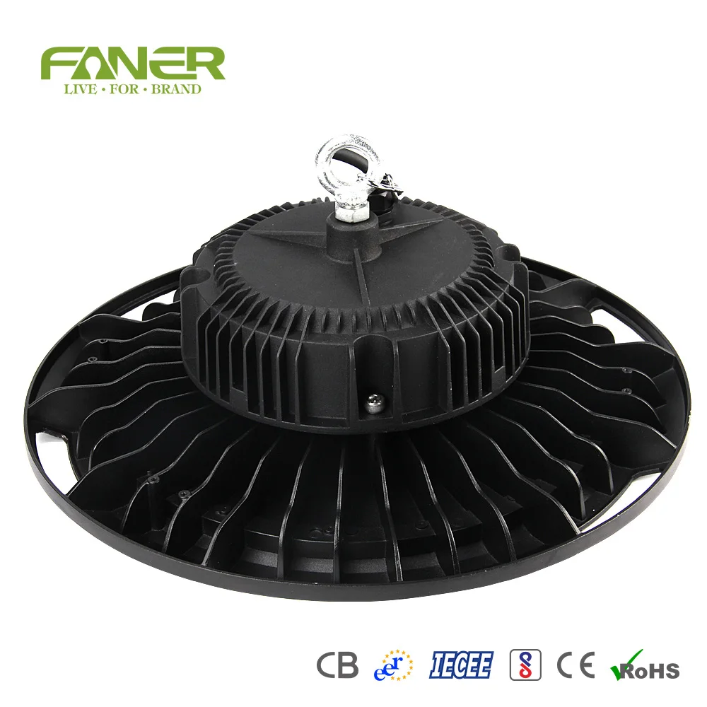 
Faner warehouse light 2020 new design ufo highbay led high bay light 100w CE CB SASO ROHS BIS certificate 