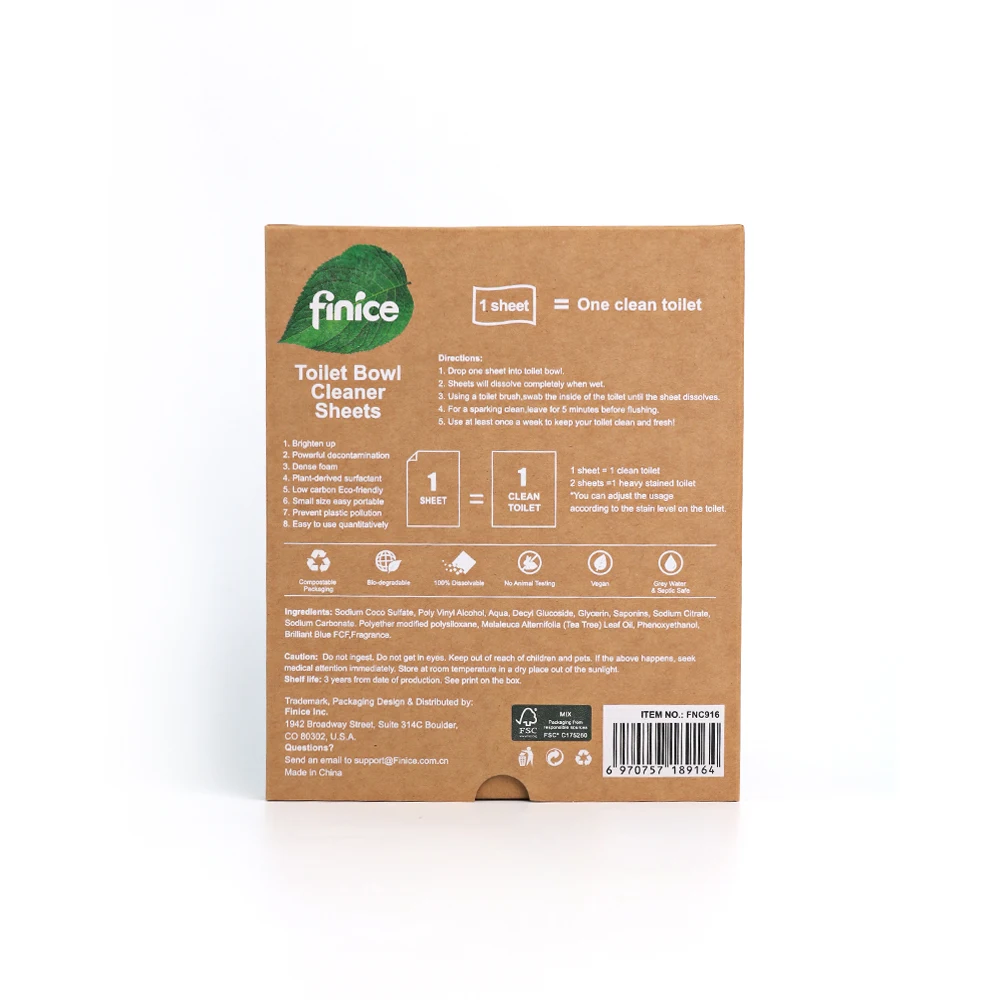 FNC936 Finice Effervescent Cleaner bleach toilet deodorant cleaning tablets Toilet bowl cleaning effervescent tablets