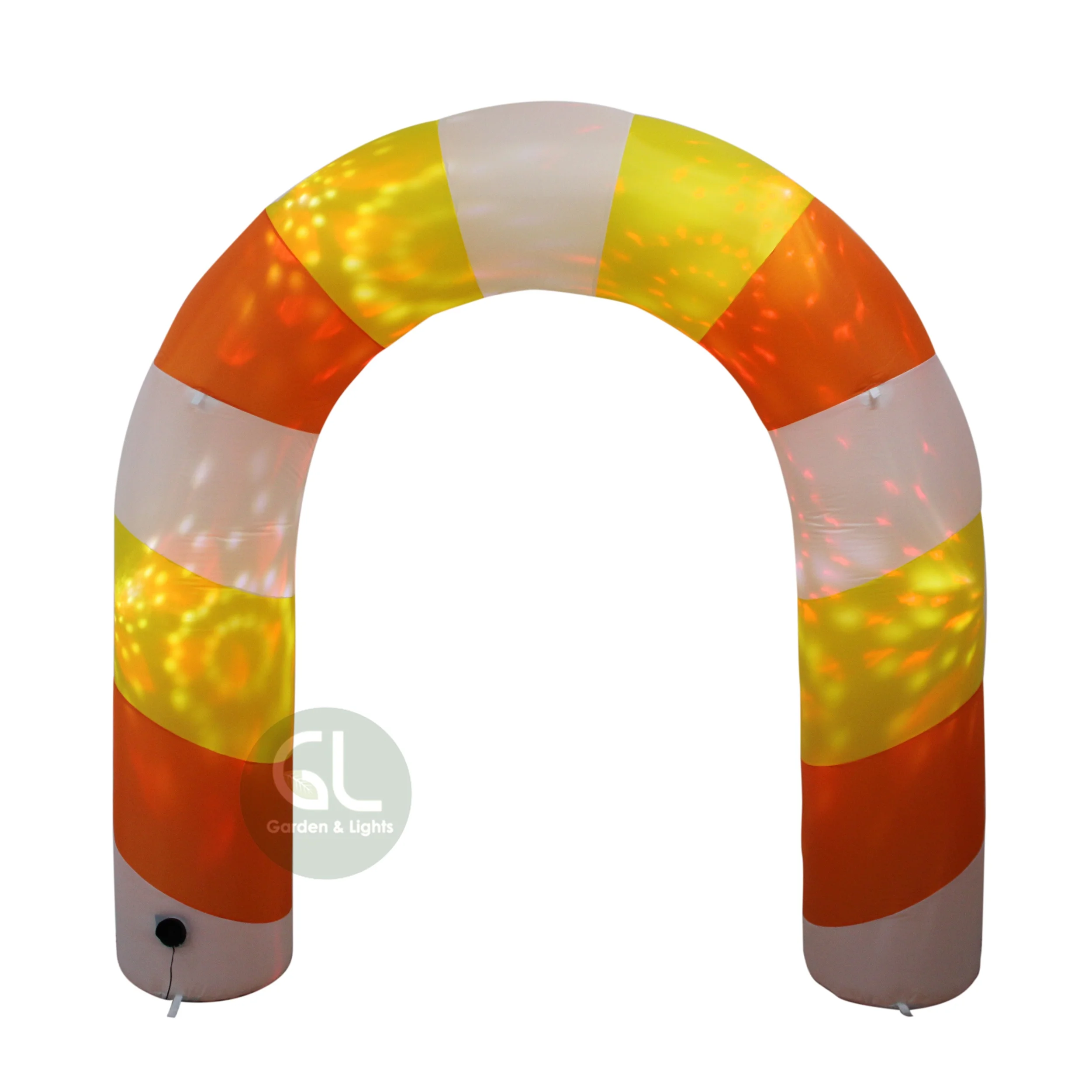 8FT Christmas inflatable Candy Corn Archway, giant inflatable candy cane