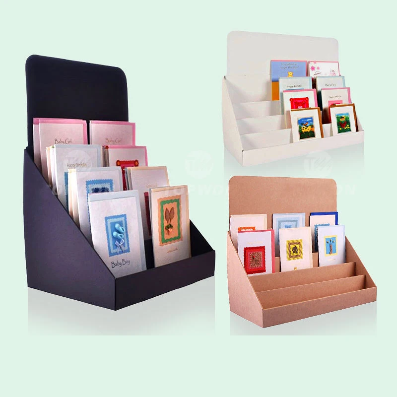 Counter Show Shelf Cardboard Skin Care Products PDQ Tear Away Display Box Shelve For Cosmetics eco friendly packaging