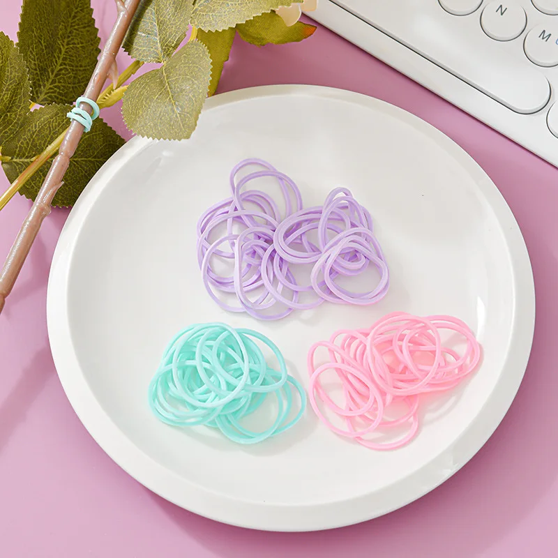 Color naturalrubber small leather ring high elastic durable 25MM rubber band kindergarten labor saving DlY rubber ring wholesale