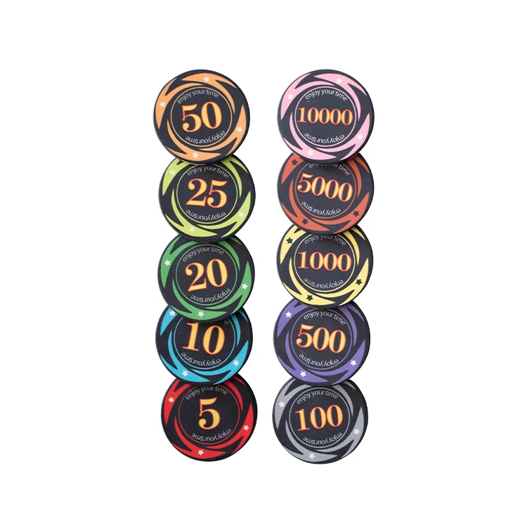 
wholesale price custom clay casino poker chips 14g factory directly high quality custom clay casino pokerchips 14g 