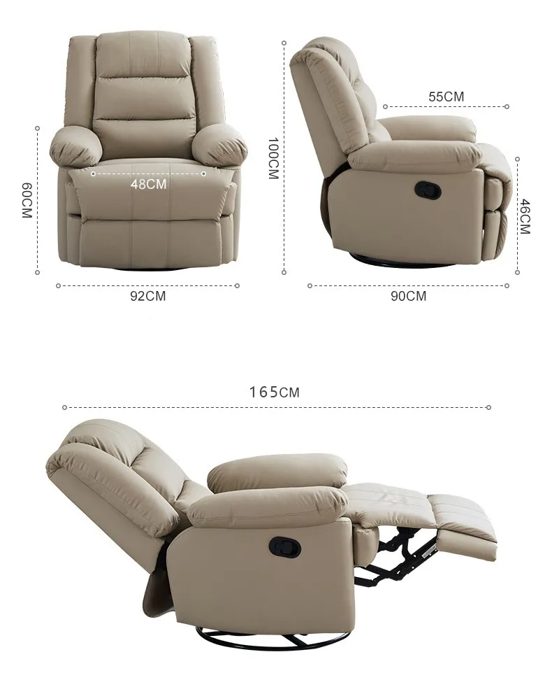 Longstar Modern Multifunctional Recliner Sofa Message Electric Sofa Chair Smart Sofa for Living Room Lounge Bedroom Villa Hotel