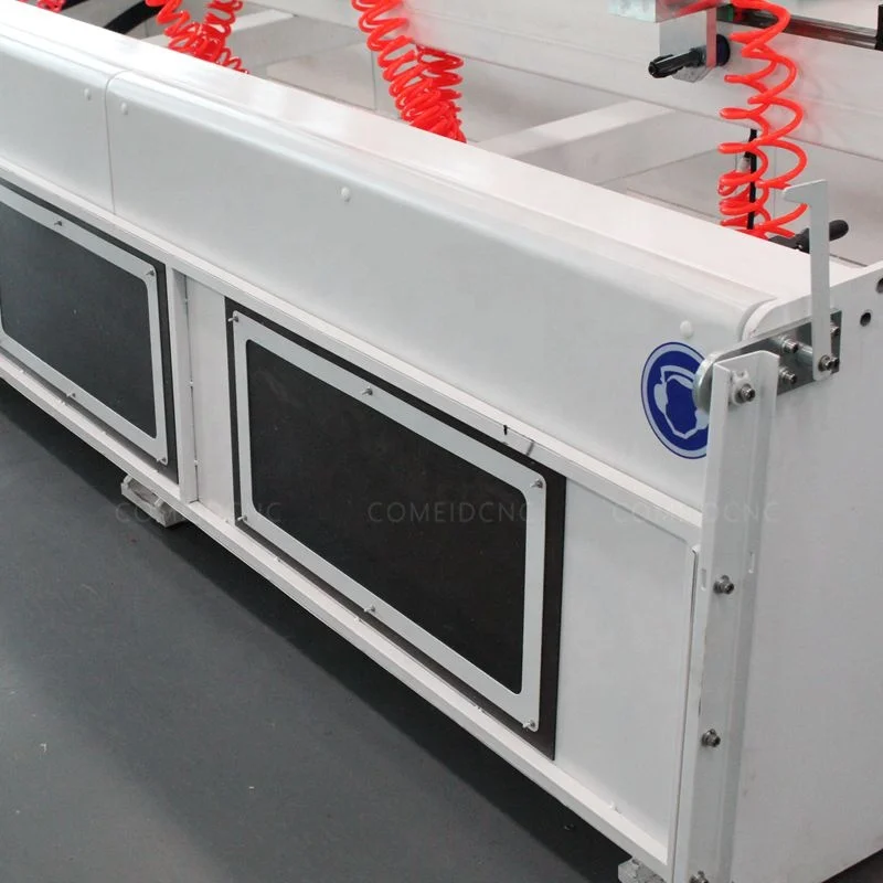 4 Axis Machine for Aluminium Profile Window Lock Hole Single Head CNC Controller English Version