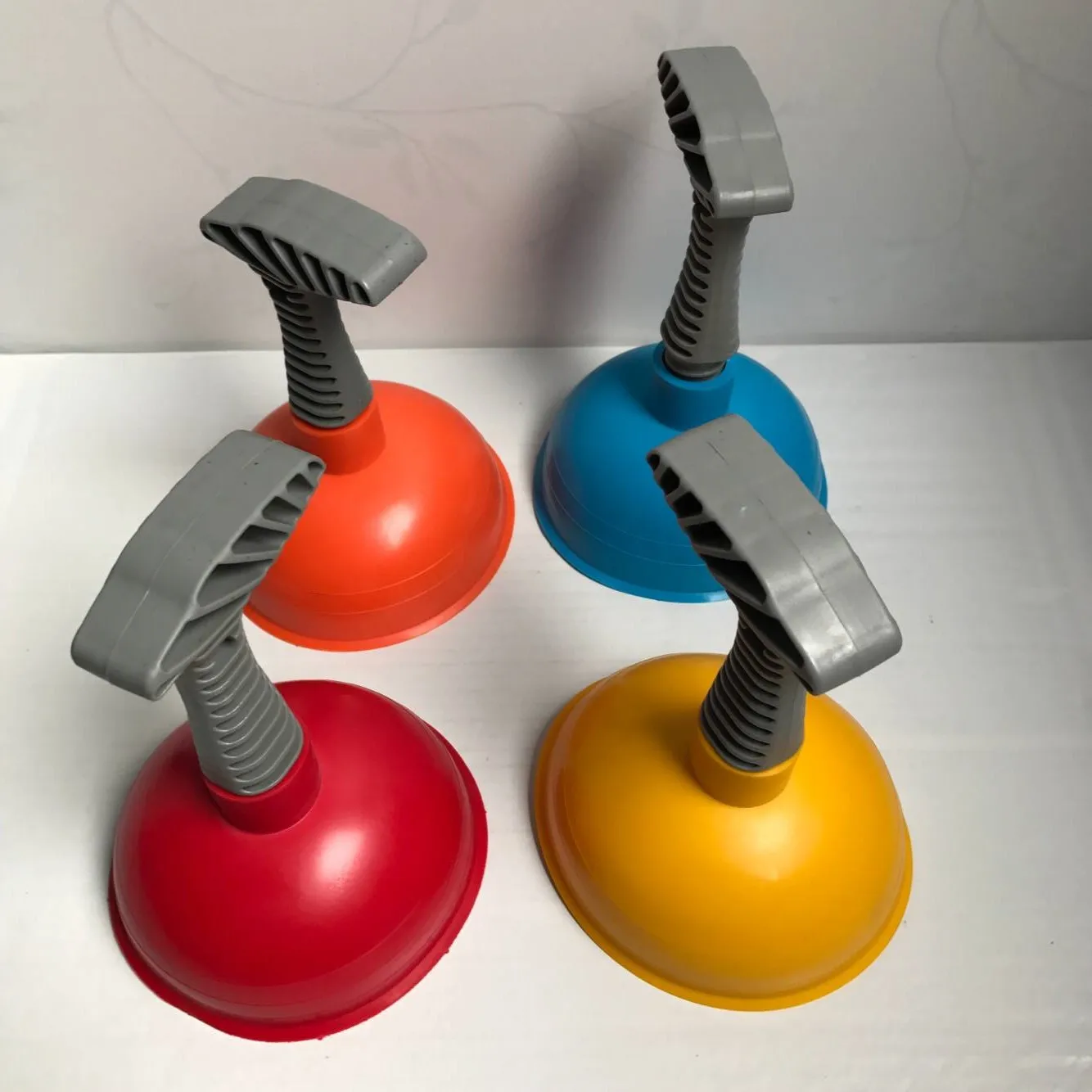 Customized Color Short Bathroom Rubber Toilet Drain Plunger Kitchen Bathroom Toilet Drain Sink Plunger