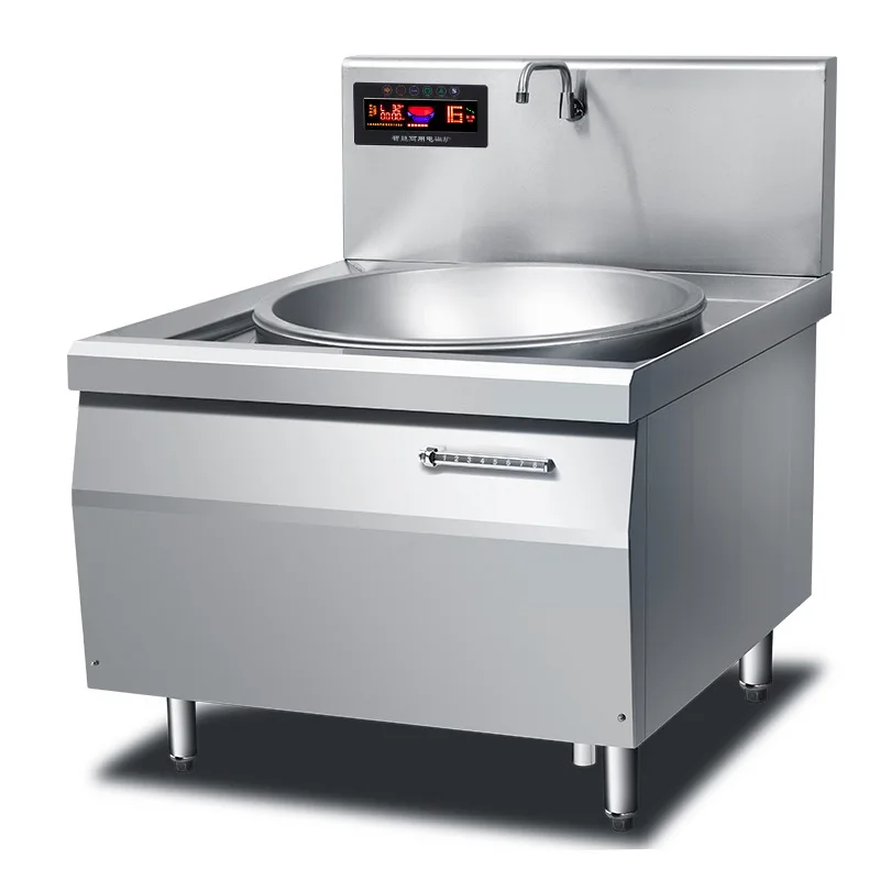 3500w High Power Induction Cooker Electric Household Big Cooker Restaurant Hot Pot Fried Concave Electromagnetic Furnace Stove