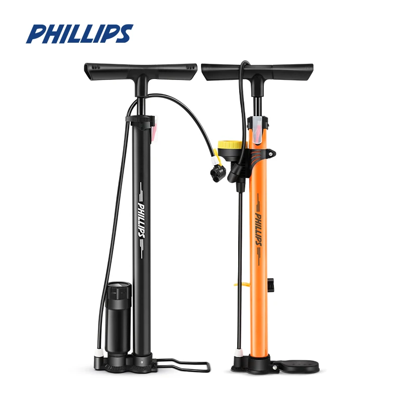 PHILLIPS 2023 New Cheap High Pressure Bicycle Pump Bicycle Accessories Tire Inflator Pump For Bicycle