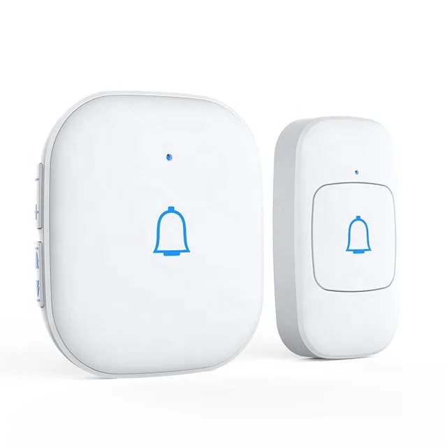 Водонепроницаемый беспроводной дверной звонок IP55 с низким энергопотреблением, беспроводной дверной звонок с вилкой Стандарта Великобритании, ЕС, США