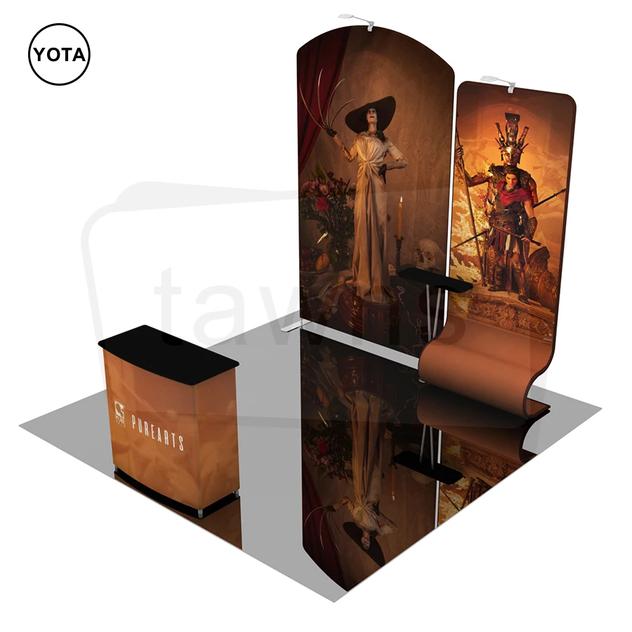 Tawns Fashionable 10x10 Aluminum Portable Exhibition Booth