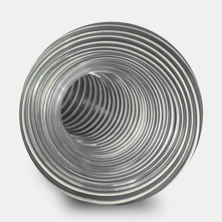 Прочный нетоксичный пластиковый аспирационный гибкий масштабируемый всасывающий шланг из ПВХ