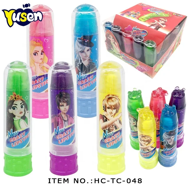 Delicious Crazy Princess Lipstick Shape Fruity Snacks Liquid Jam Jelly Candy Healthy Kids Fruit Jelly Liquid Candy