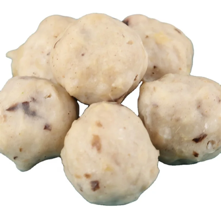 Хит продаж: замороженные рыбные мячи со вкусом грибов, замороженная еда surimi