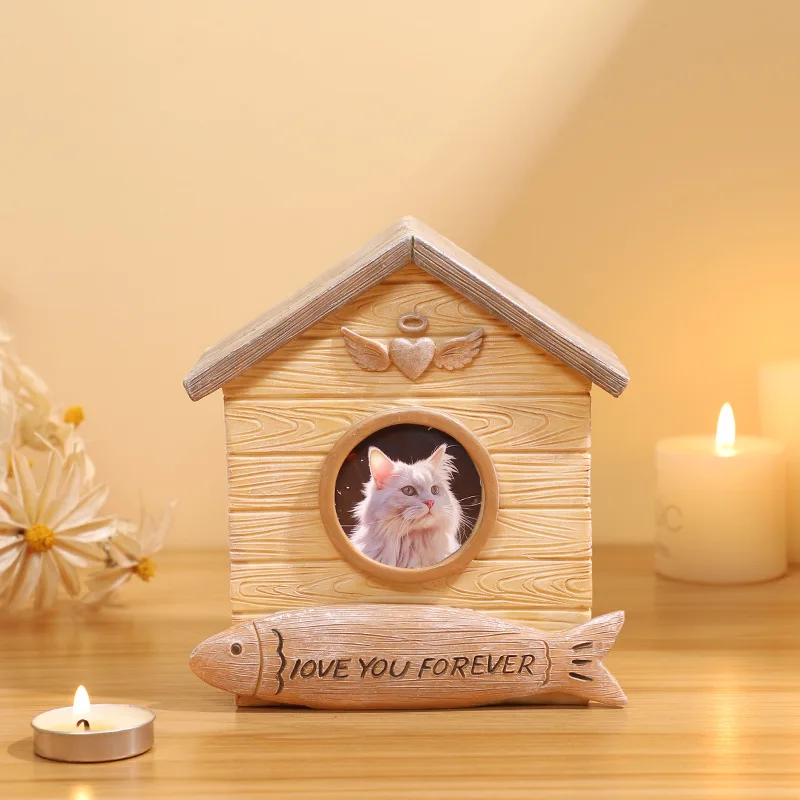 Modern Luxury Pet Casket Urn Funeral Memorial Storage Box for Dogs Ashes Cremation Urn